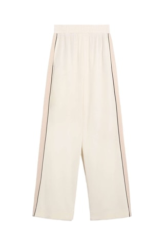 Pantaloni wide legs - Ecrù