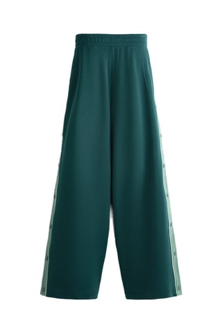 Pantaloni wide legs - Verde