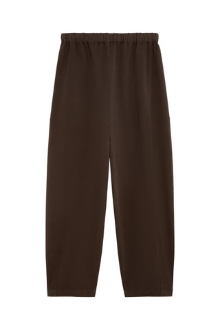 Pantalon carott - Marrone