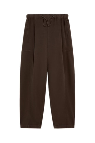 Pantalon carott - Marrone