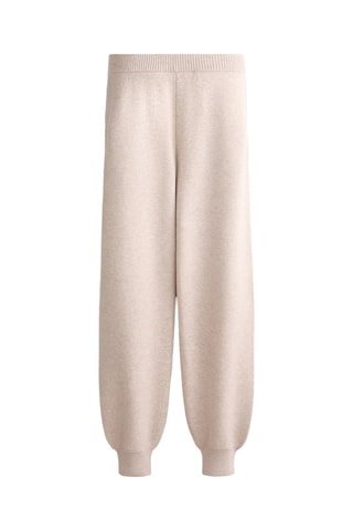 Pantaloni sportivi - Ecrù melange
