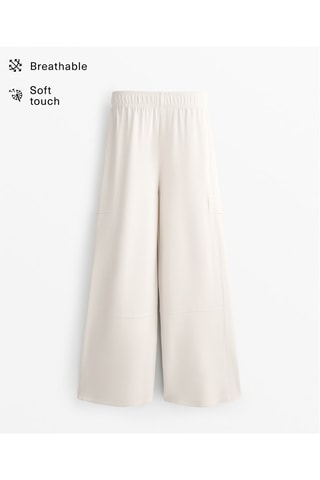 Pantaloni cargo - Beige