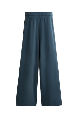 Pantaloni wide legs - Blu scuro