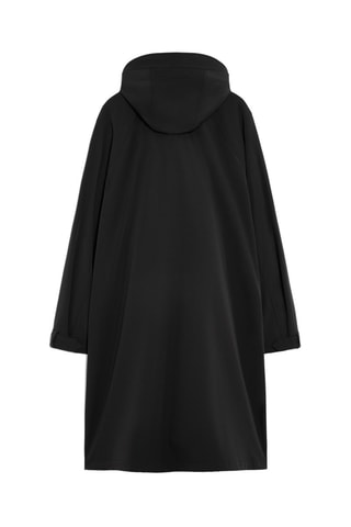 Impermeabile con cappuccio - Nero