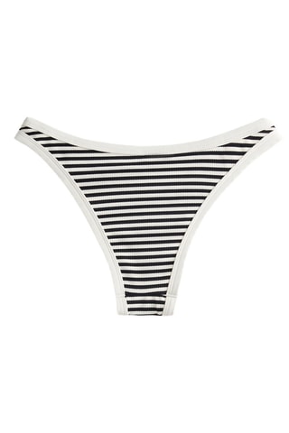 Slip bikini - Nero ed ecrù