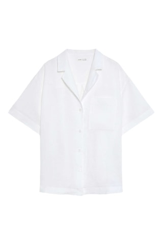 Camicia in lino - Bianco