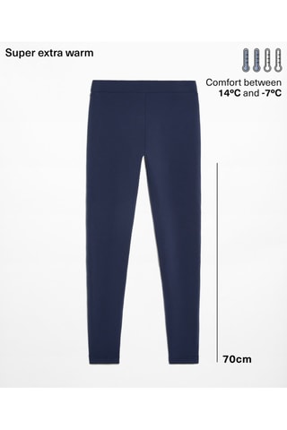 Leggings a vita alta - Navy