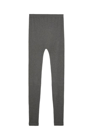 Leggings a vita alta - Grigio