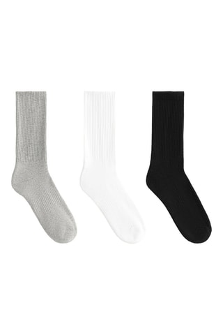 3 paia di calze - Grigio