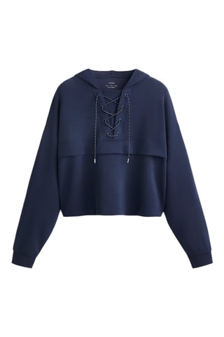 Felpa con cappuccio - Navy