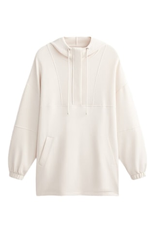 Felpa con cappuccio - Beige