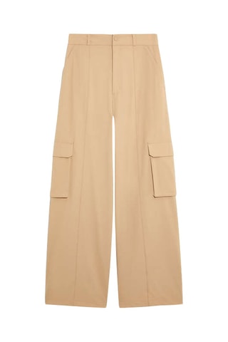 Pantaloni wide legs - Cammello