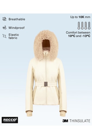 Giacca con cappuccio - Beige