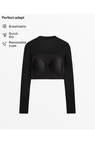 Crop top - Nero