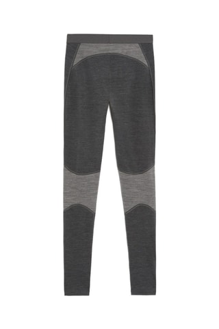 Leggings a vita alta in lana - Antracite