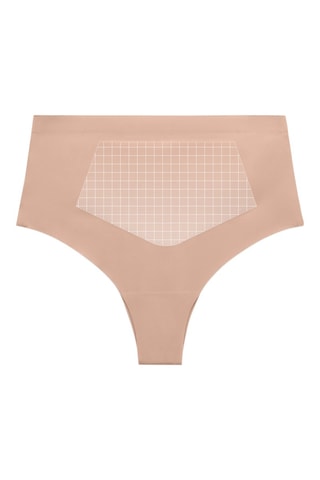 Slip a vita alta - Beige