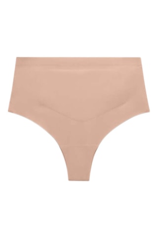 Slip a vita alta - Beige