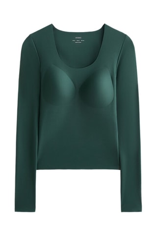 T-shirt sportiva - Verde scuro
