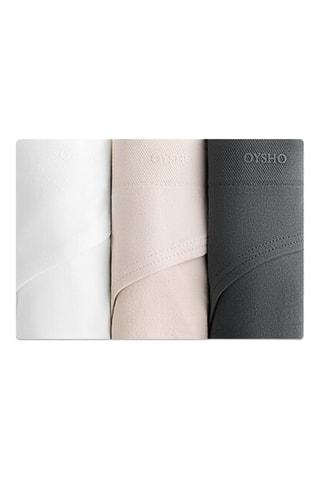 3 tanga - Bianco e beige