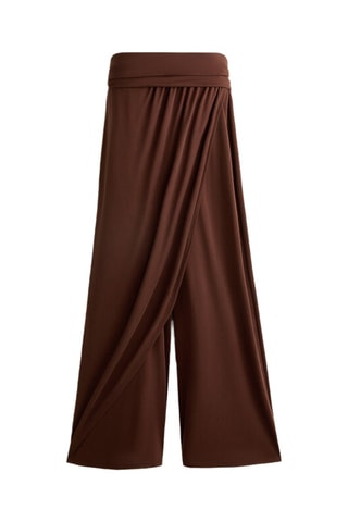 Pantaloni palazzo - Marrone