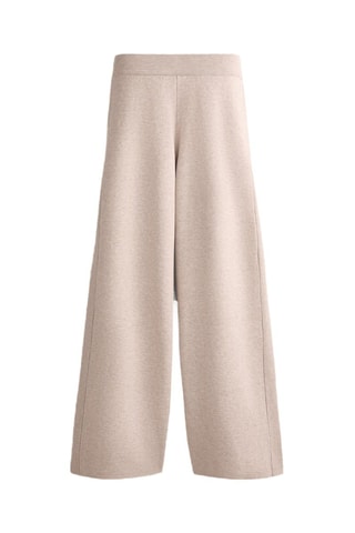 Pantaloni wide legs - Beige