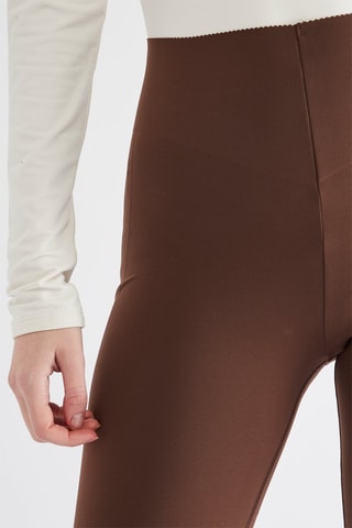 Pantaloni flare a vita alta - Nero