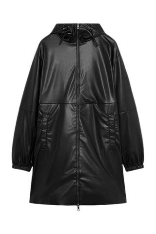 Parka con cappuccio - Nero