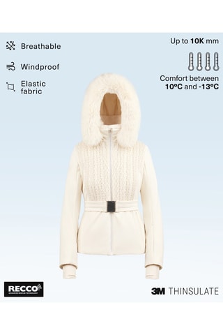 Giacca con cappuccio - Beige
