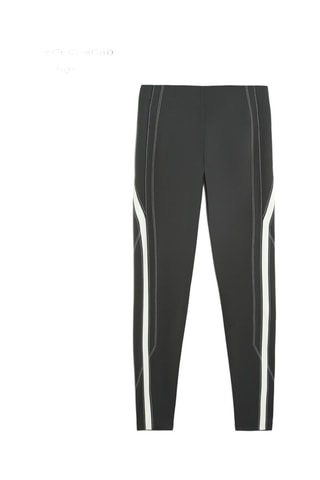 Leggings a vita alta - Nero