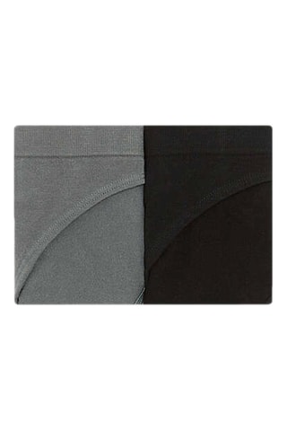 2 slip - Grigio e nero 
