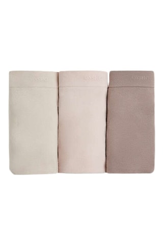 3 slip - Beige e rosa
