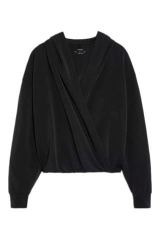 Felpa con cappuccio - Nero
