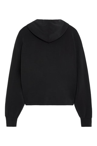 Felpa con cappuccio - Nero