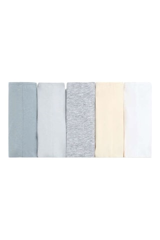 5 tanga - Grigio e verde salvia