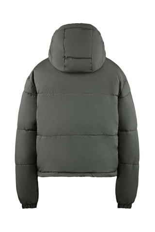 Piumino con cappuccio - Kaki
