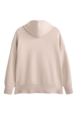 Maglia con cappuccio - Taupe