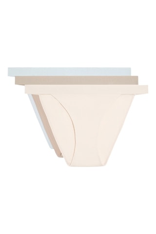 3 tanga - Rosa e celeste
