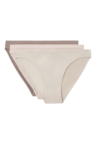 3 slip - Beige e nude
