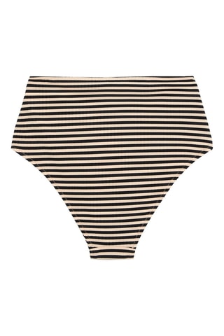 Slip bikini a vita alta - Beige