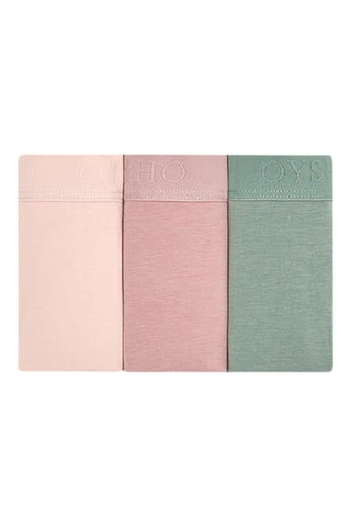 3 tanga - Rosa e kaki