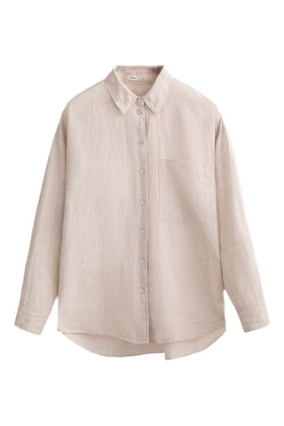 Camicia in lino - Beige