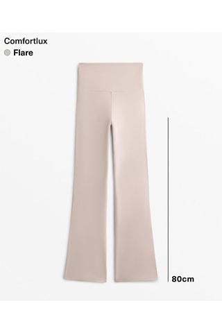 Pantaloni flare - Beige