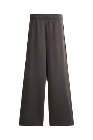 Pantaloni wide legs - Grigio