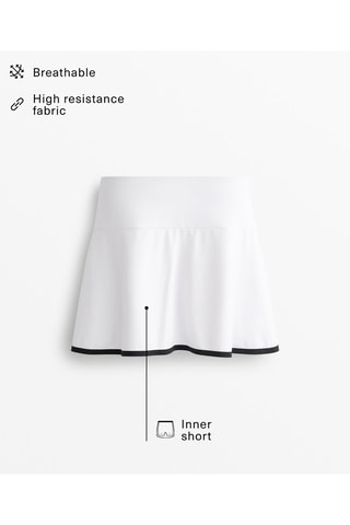 Gonna shorts - Bianco