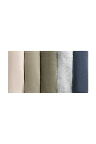 5 perizomi - Beige e kaki