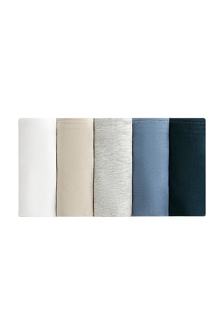 5 slip - Bianco e beige
