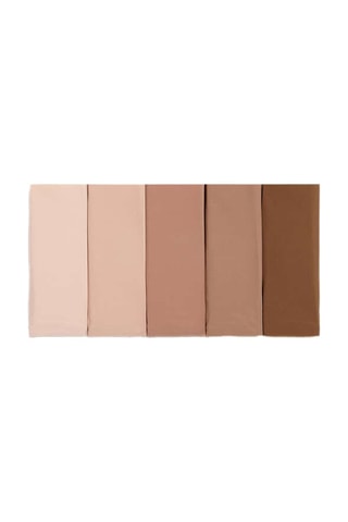 5 slip - Beige e rosa