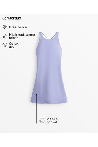 Abito a trapezio - Lavanda