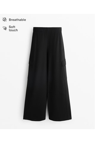 Pantaloni cargo - Nero
