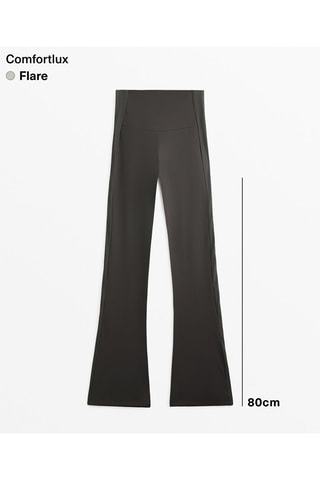 Pantaloni flare - Nero